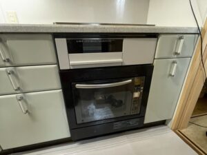 京都キッチン取付け隊　電気オーブンの取替　施工前